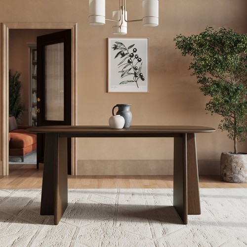 Walnut dining table - dining, 4