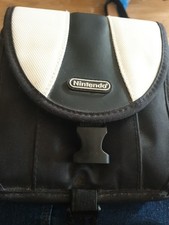Official Nintendo DS White Black Bag Case missing long strap and RAYMAN game