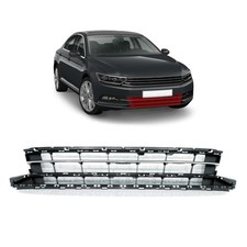 Front Bumper Lower Grille with Chrome Trim For VW Passat B8 2015-19 3G0853671K