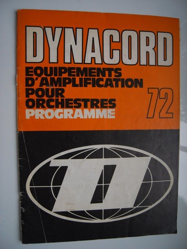 Dynacord germany 1972 - dynacord,