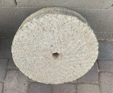 Antique Granite Mill Stone Millstone  15" x 4.25"