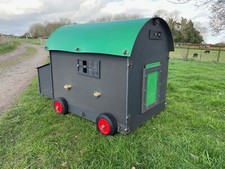 Chicken Coop House on Wheels (LARGE) - plastic/easy clean - For up to 9 chickens
