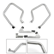 Rear Engine Guard Crash Bars For BMW R 1200 RT R1200RT 2014-2016 Silver