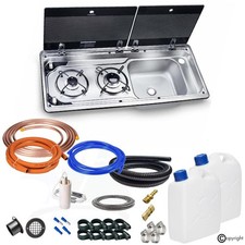 DOMETIC 9722 RH SINK HOB COMBINATION UNIT UNI CONVERSION KIT NO IGNITION