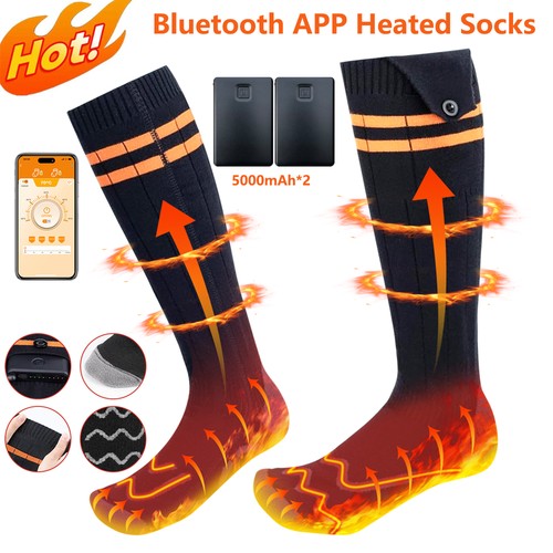 Electric heated socks - electric,