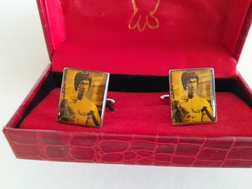 Bruce lee cufflinks enter - bruce, the