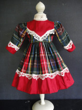Silk Tartan Dress For Vintage