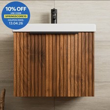 Fluted 500mm Bathroom Vanity