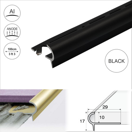 Rounded stair nosing edge trim - stair,