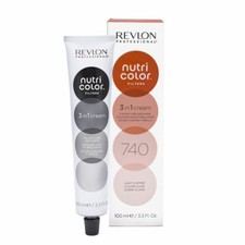 Revlon Professional Nutri Color Creme 740 Light Copper 100ml TUBE 3 in 1 Colour