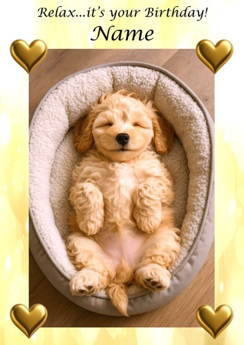 Personalised birthday card - personalised,