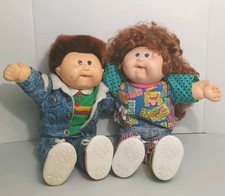 Cabbage Patch KidBeautiful Designer Line Girl HTF Brown Hair Boy (2for1)