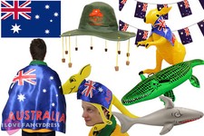 AUSTRALIA DAY PARTY FANCY DRESS HAT FLAG BUNTING INFLATABLES CHOOSE ACCESSORY