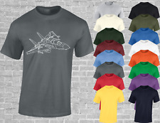 F-14 TOMCAT SILHOUETTE MENS T SHIRT RAF US AIR FORCE PLANE DESIGN ARMY COOL NEW