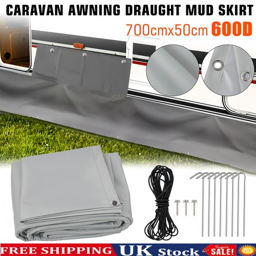 50cm deep caravan awning - 7m,