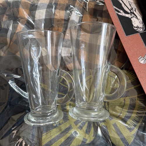Ikea glass latte glasses - ikea, x2