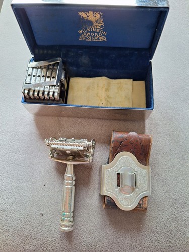 Vintage razor with blades - ,