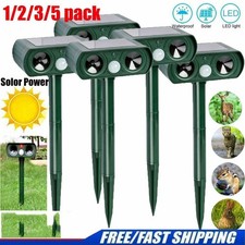 3x Ultrasonic Solar Cat Dog