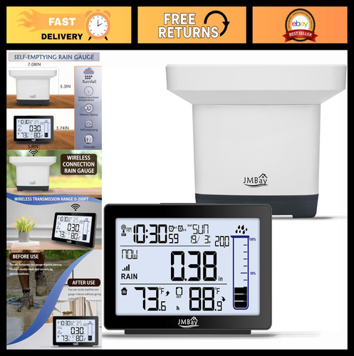 Digital wireless rain gauge - digital,