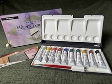 Daler Rowney Georgian Watercolour Paint Box. 10 Tubes. O462