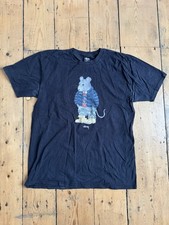 stussy black t shirt mouse