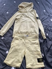 Boys Lemon Stone Island hoodie