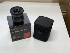 Sigma 10-20mm f/4-5.6 EX DC