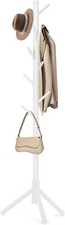 Coat Rack Hat Bag Stand Tree Clothes Hanger Umbrella Holder 8Hooks Organizers