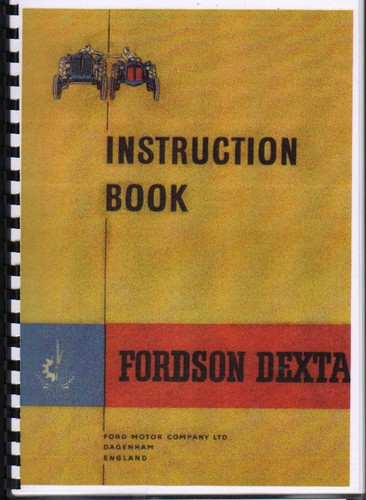 Fordson dexta tractor - fordson, "dexta"
