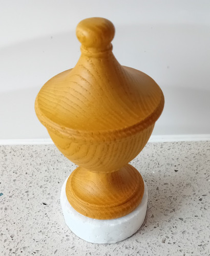 Greek urn wooden - urn,