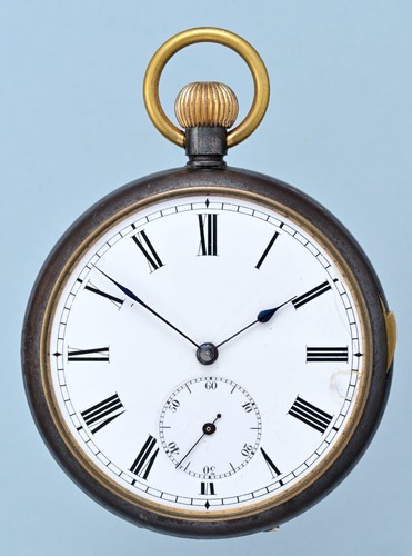 Antique gunmetal swiss quarter - antique,