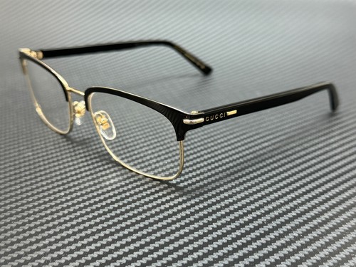 Gucci gg1448o 001 black gold - gucci,