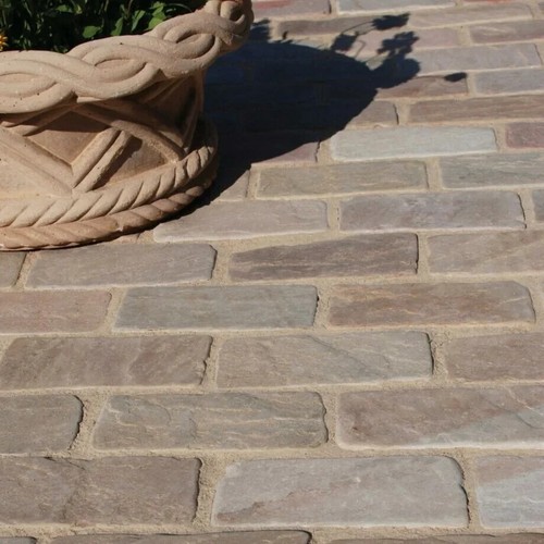 Camel buff cobble - cobble, setts