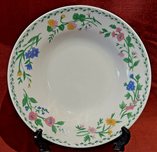 Royal norfolk floral rimmed - royal,