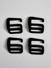 4 x G-Hook metal webbing wave