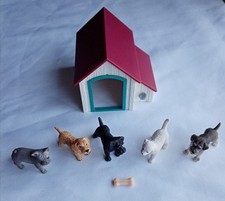 Schleich Kennel with Dog x5