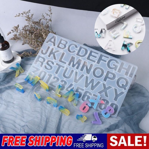 Letter silicone mould alphabet - letter,