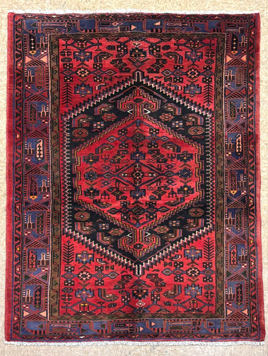 Vintage zanjan 5x7 - area, rug