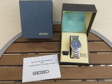 VINTAGE SEIKO 6309-7149 DAY-DATE BLUE DIAL STAINLESS STEEL AUTOMATIC WATCH