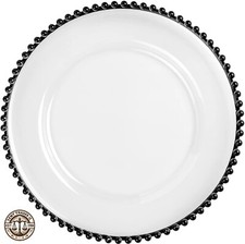 6 x Acrylic Clear Charger