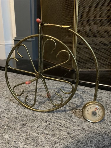 Vintage brass penny farthing - vintage,