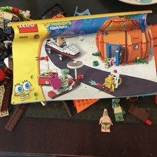 LEGO 3834 SPONGE BOB SQUARE PANTS PARTS INSTRUCTIONS NO BOX