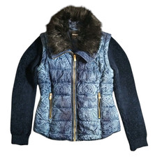 Desigual Jacket Womens 10 Navy