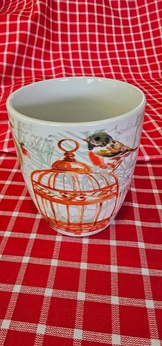 Large ceramic coffee - large, bird