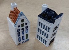2 HAND PAINTED DUTCH HOUSES BY