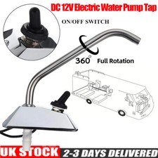 Electric Water Pump Tap DC-12V Auto Galley Faucet For Campervan Boat Motorhome