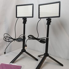 2PC Photography LED Lighting Kit Dimmable USB Video Photo Lights – New Other