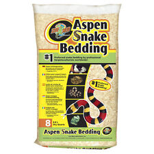 Zoo Med Aspen Snake Bedding - Snake Substrate Reptile Vivarium Rack