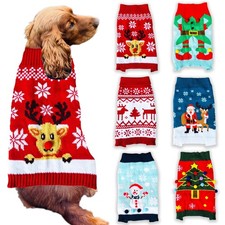 Knitted Dog Christmas Jumper