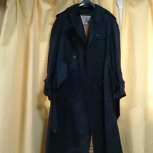 Burberry dark navy trench - navy, coat